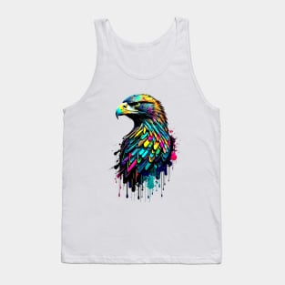 rainbow bald American eagle Tank Top